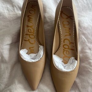 Sam Edelman Dori Nude Leather Pumps 8